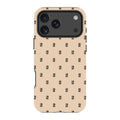 Monogram Beige Harvest — iPhone 17 Pro Max Magsafe Tough Case — Finnaij