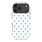 Monogram Snow — iPhone 17 Pro Max Magsafe Tough Case — Finnaij