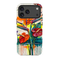Tropical Flowers by Frida Lövström — iPhone 17 Pro Max Magsafe Tough Case — Finnaij