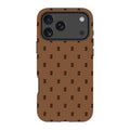 Monogram Chocolate Lover — iPhone 17 Pro Max Tough Case — Finnaij