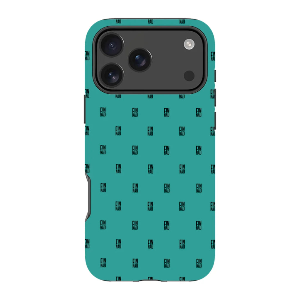 Monogram Teal — iPhone 17 Pro Max Tough Case — Finnaij