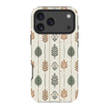 Birch and Linen Pattern by Elsi Vaarala — iPhone 17 Pro Max Tough Case — Finnaij