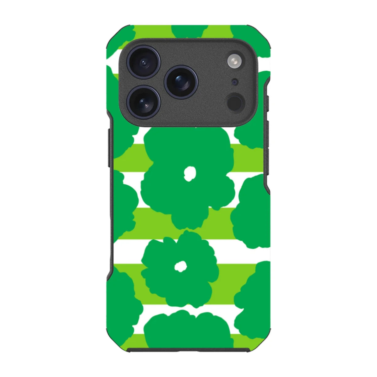 Bold Floral Green — iPhone 17 Pro Impact Armour MagSafe Case — Finnaij
