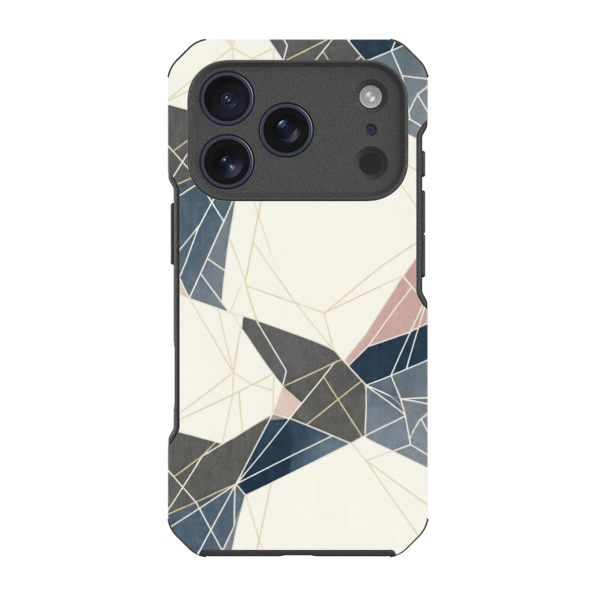 Frozen Lake Geometry by Elsi Vaarala — iPhone 17 Pro Impact Armour MagSafe Case — Finnaij