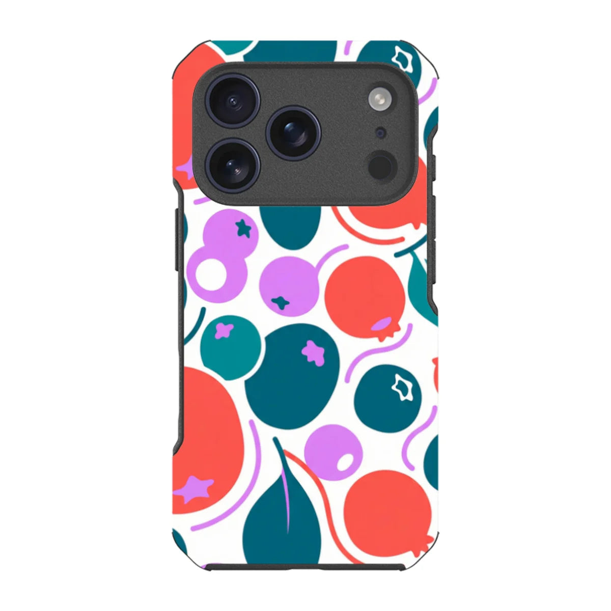 Berry Icon Remix by Salla Niemi — iPhone 17 Pro Impact Armour MagSafe Case — Finnaij