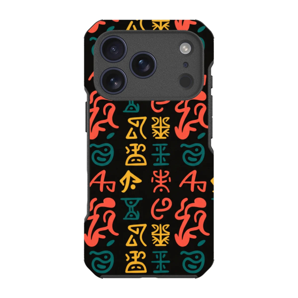 Nsibidi Pulse by Ada Okoye — iPhone 17 Pro Impact Armour MagSafe Case — Finnaij