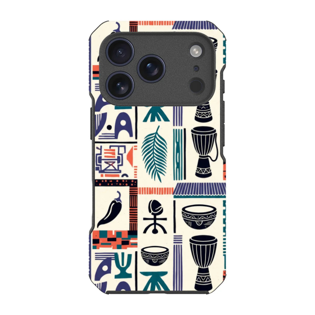 Market Day Icons by Ada Okoye — iPhone 17 Pro Impact Armour MagSafe Case — Finnaij