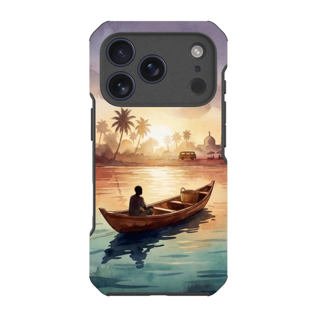 Lagoon Morning by Tobi Akinyemi — iPhone 17 Pro Impact Armour MagSafe Case — Finnaij