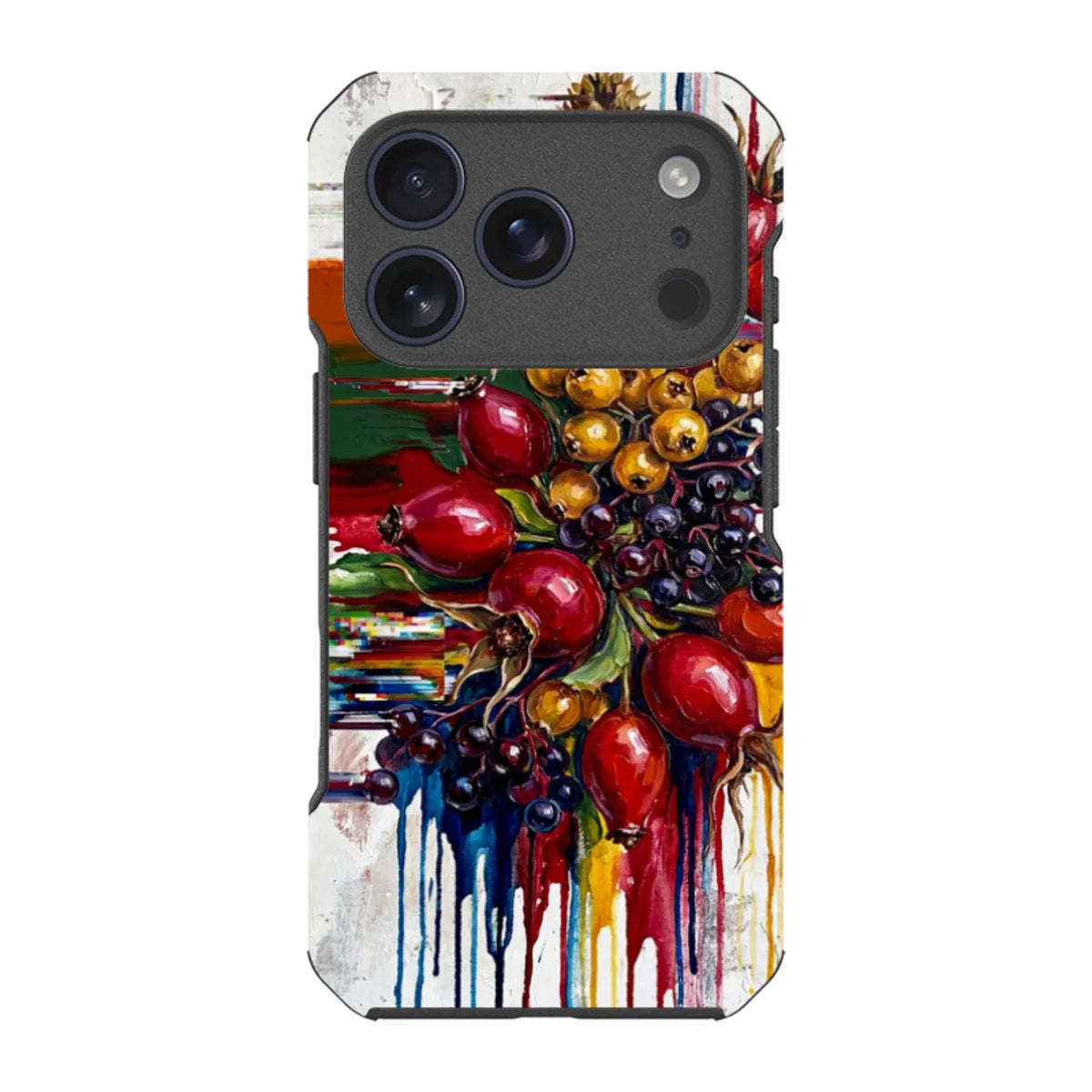 Autumn Berries and Botanicals by Frida Lövström — iPhone 17 Pro Impact Armour MagSafe Case — Finnaij