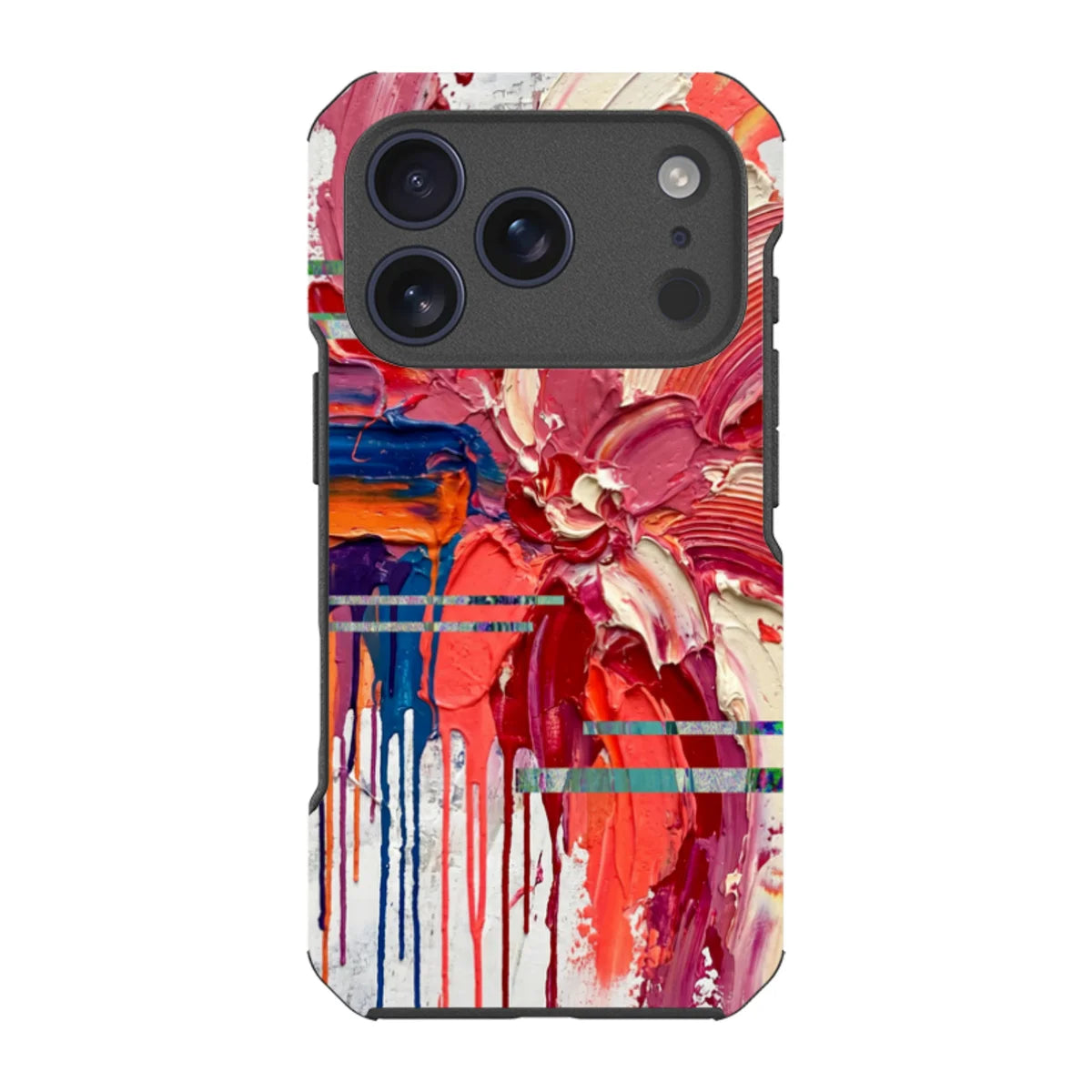 Abstract Florals by Frida Lövström — iPhone 17 Pro Impact Armour MagSafe Case — Finnaij