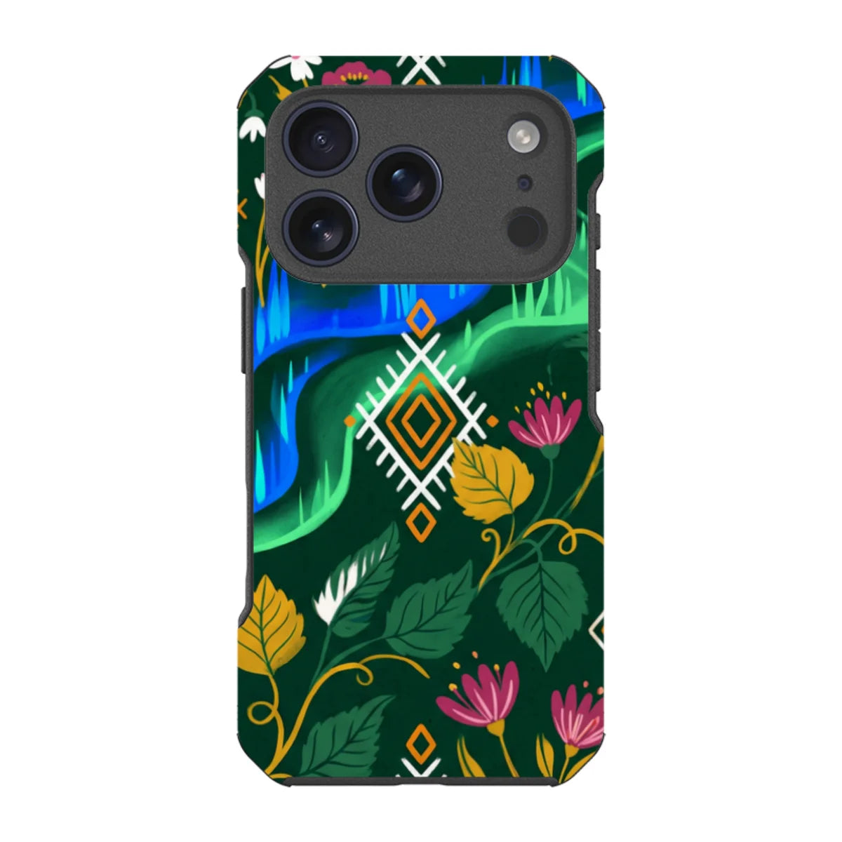 Aurora Birch Bloom by Aino Kallio — iPhone 17 Pro Impact Armour MagSafe Case — Finnaij