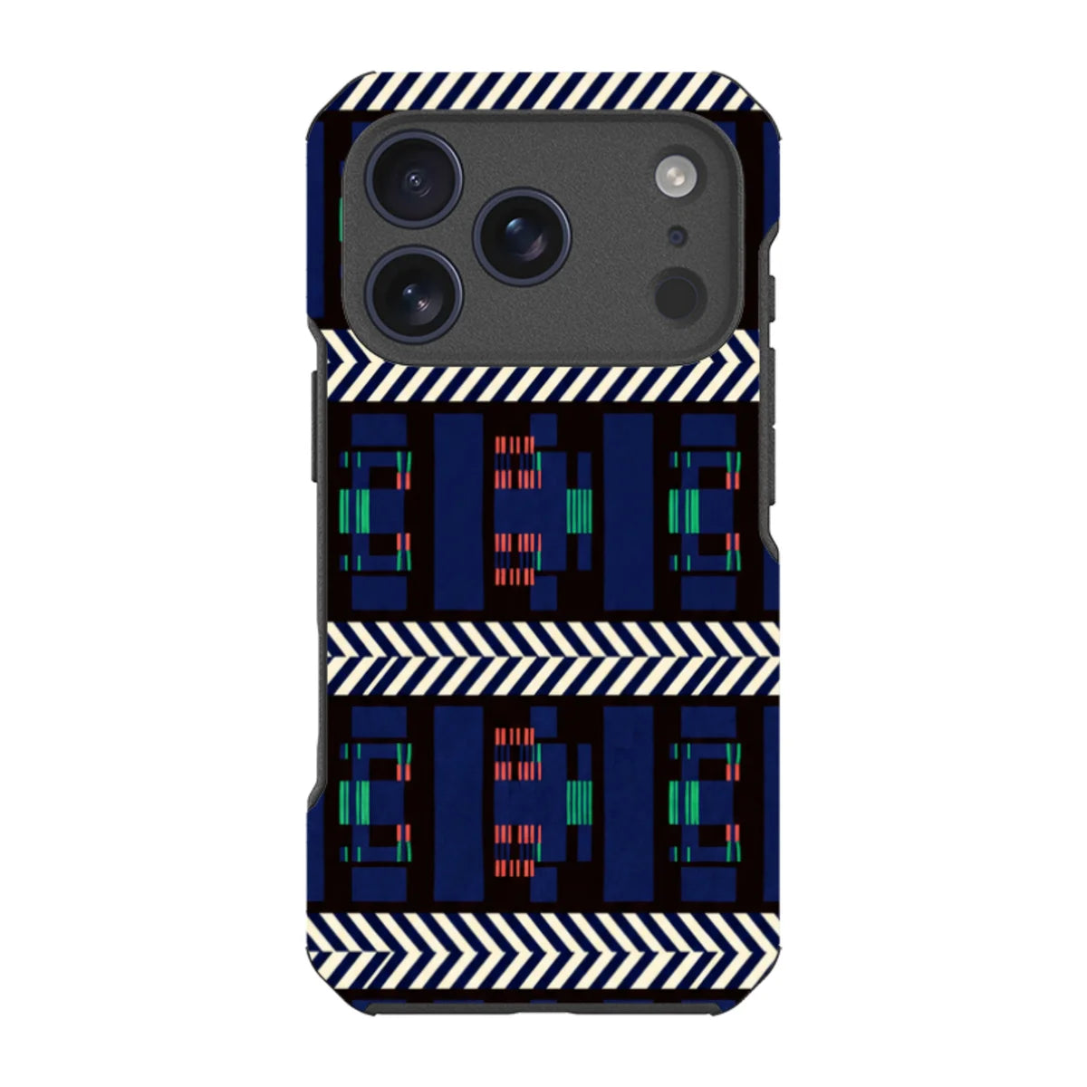 Midnight Aso-Oke by Ada Okoye — iPhone 17 Pro Impact Armour MagSafe Case — Finnaij