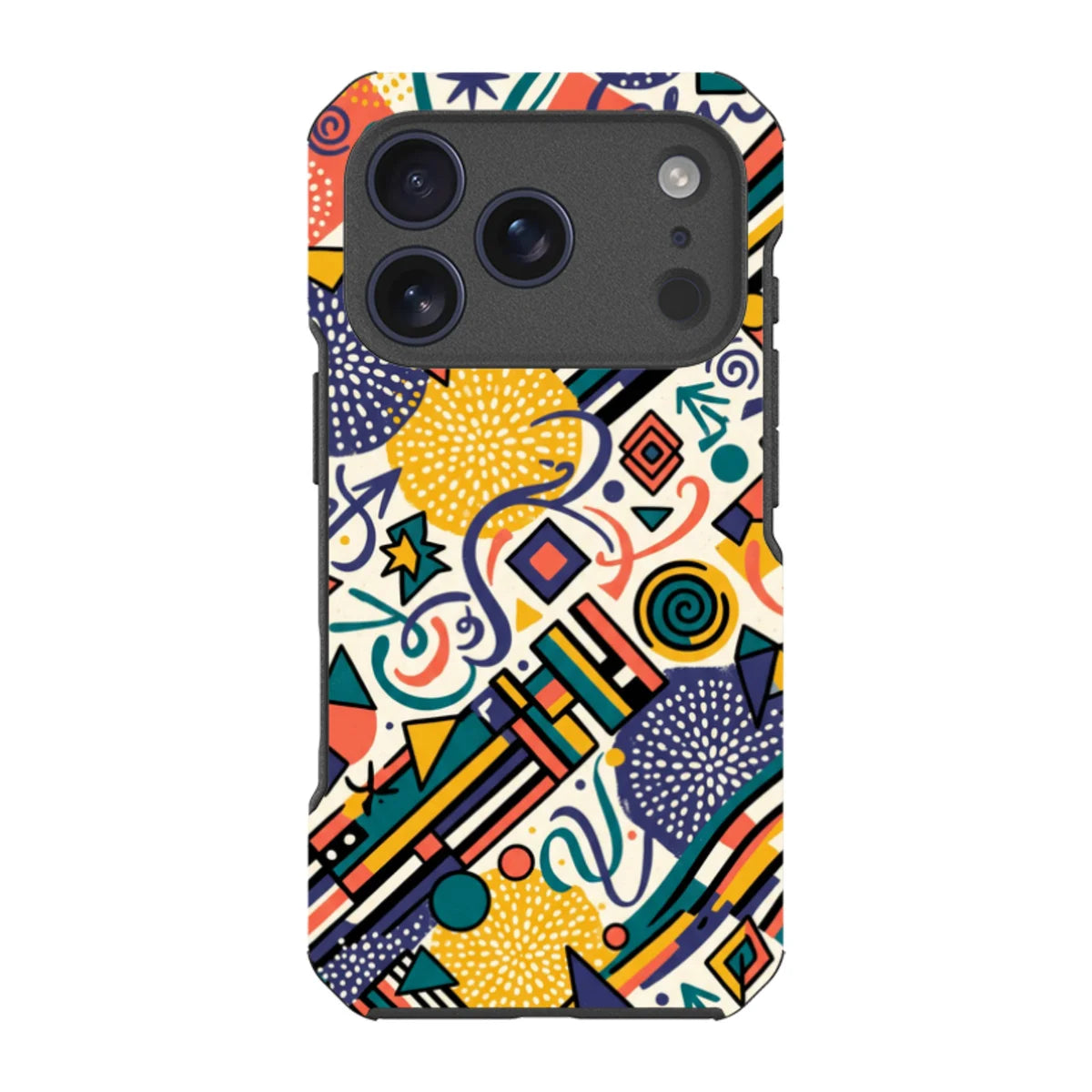 Festival Confetti (Daylight) by Ada Okoye — iPhone 17 Pro Impact Armour MagSafe Case — Finnaij