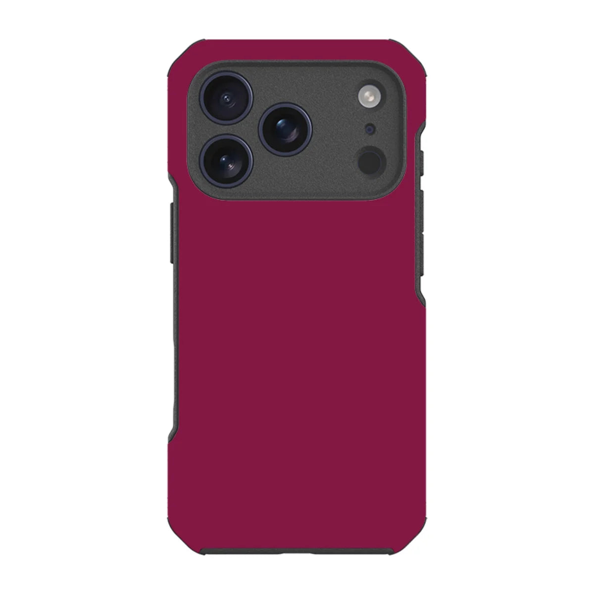 Simple Range Burgundy Orchid — iPhone 17 Pro Impact Armour MagSafe Case — Finnaij