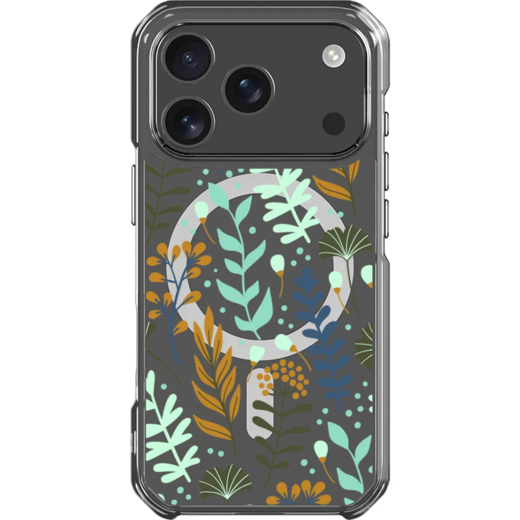 Wild Floral — iPhone 17 Pro Magsafe Clear Impact Case — Finnaij
