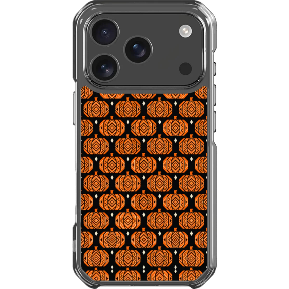 Pumpkin Runo — iPhone 17 Pro Magsafe Clear Impact Case — Finnaij