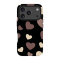 White & Black Hearts- iPhone Magsafe Tough Case — iPhone 17 Pro — Finnaij