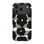 Bold Floral Black — iPhone 17 Pro Magsafe Tough Case — Finnaij