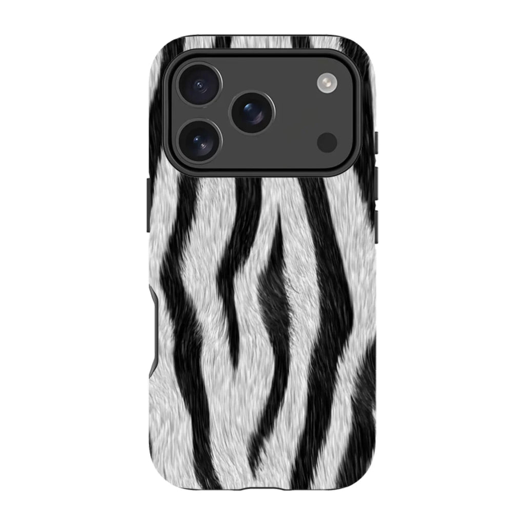 Zebra Groove — iPhone 17 Pro Magsafe Tough Case — Finnaij