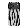 Zebra Groove — iPhone 17 Pro Magsafe Tough Case — Finnaij