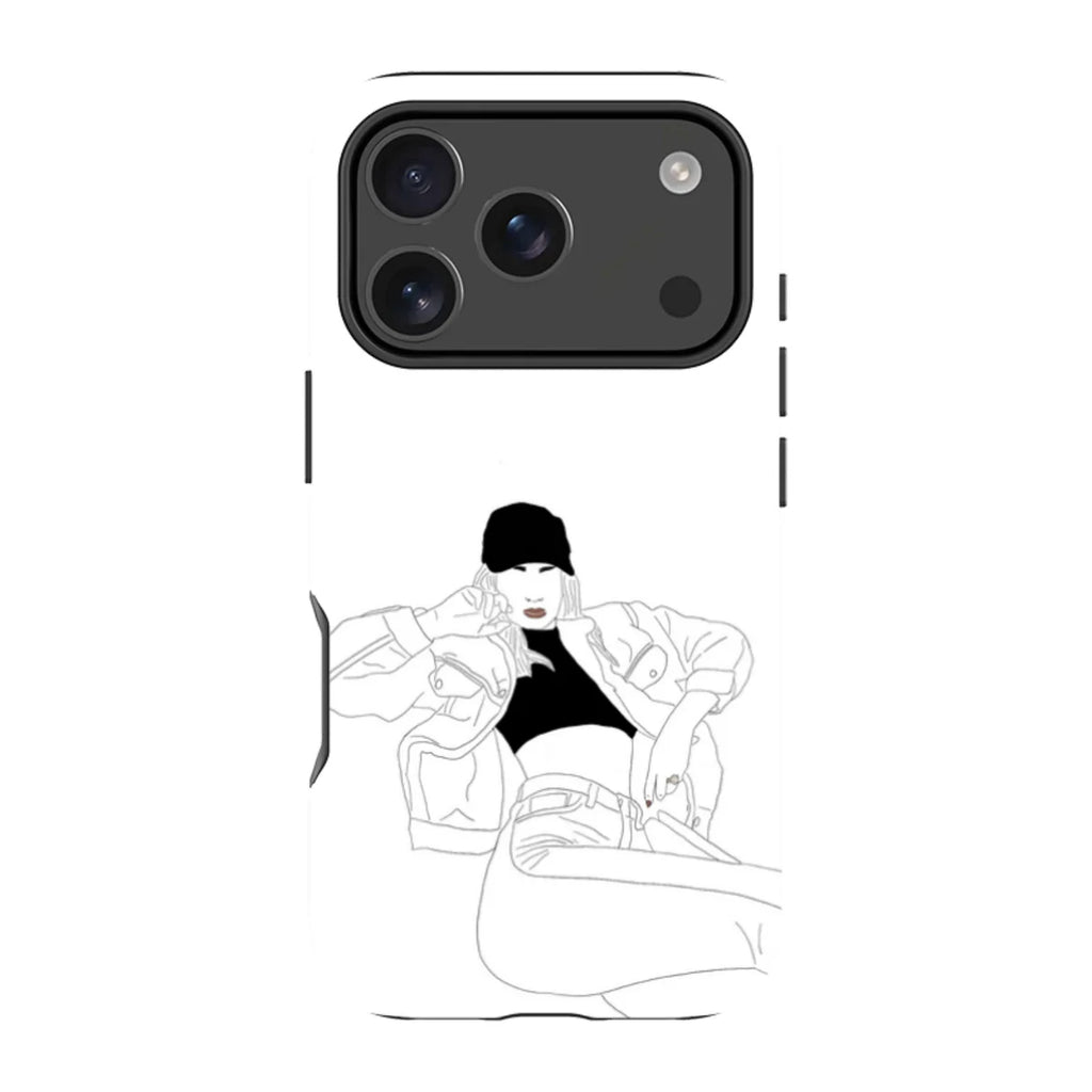 Black Cap by Keagan Haight — iPhone 17 Pro Magsafe Tough Case — Finnaij