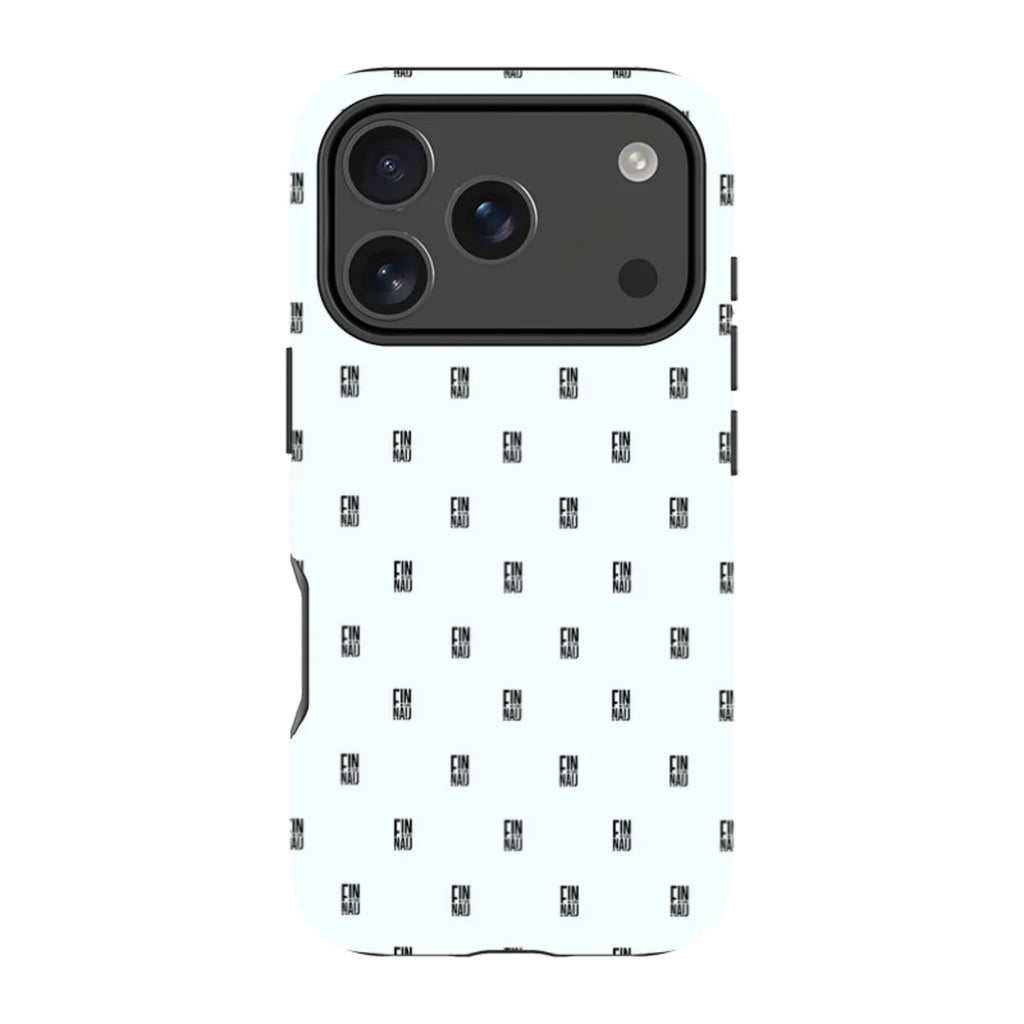 Monogram Snow — iPhone 17 Pro Magsafe Tough Case — Finnaij