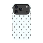 Monogram Snow — iPhone 17 Pro Magsafe Tough Case — Finnaij