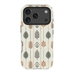 Birch and Linen Pattern by Elsi Vaarala — iPhone 17 Pro Magsafe Tough Case — Finnaij