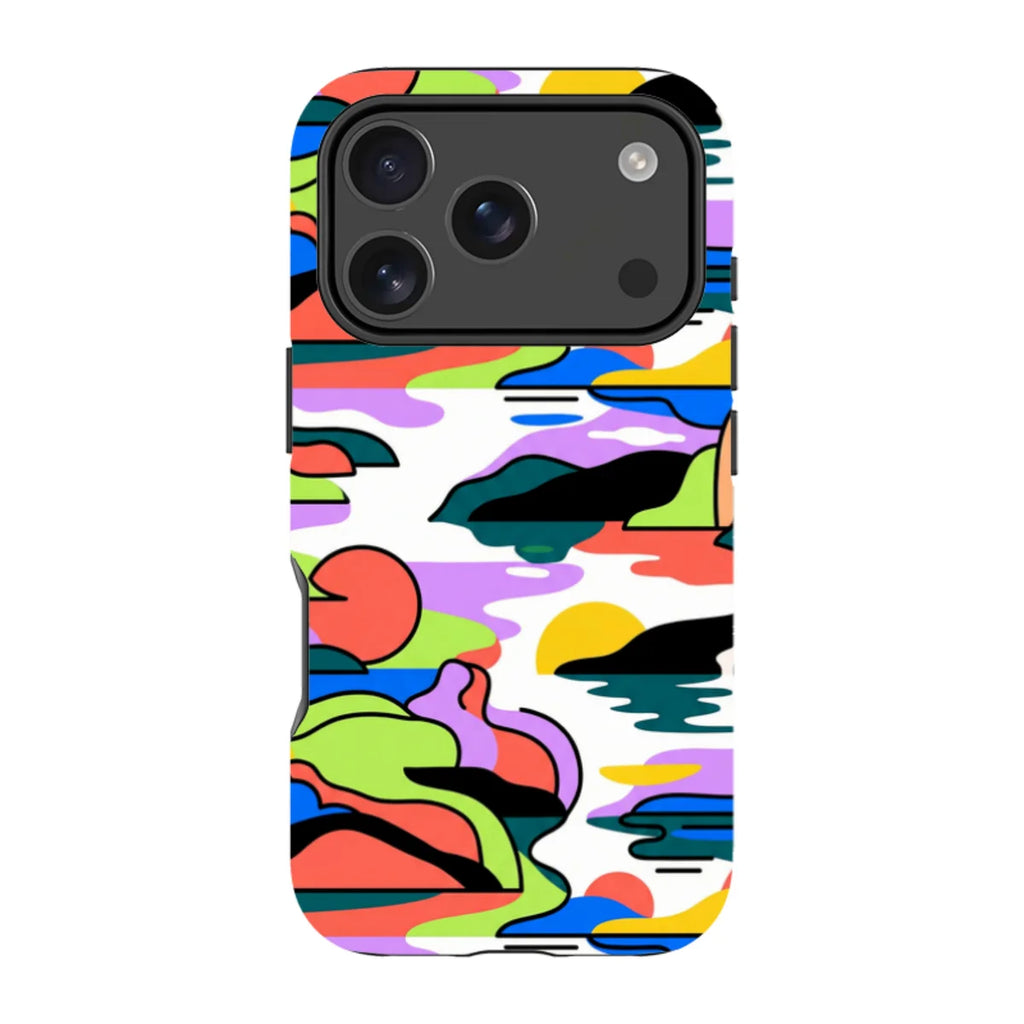 Archipelago Color Motion by Salla Niemi — iPhone 17 Pro Magsafe Tough Case — Finnaij