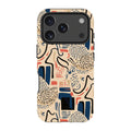 Sandstone Adire by Ada Okoye — iPhone 17 Pro MagSafe Tough Case — Finnaij