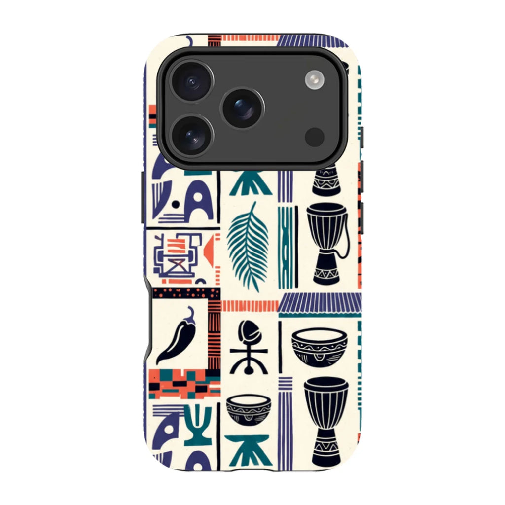Market Day Icons by Ada Okoye — iPhone 17 Pro MagSafe Tough Case — Finnaij