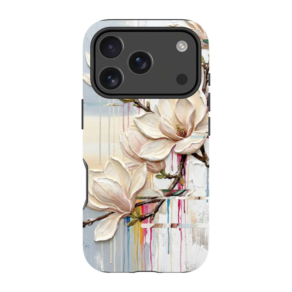 Magnolia Branches by Frida Lövström — iPhone 17 Pro Magsafe Tough Case — Finnaij