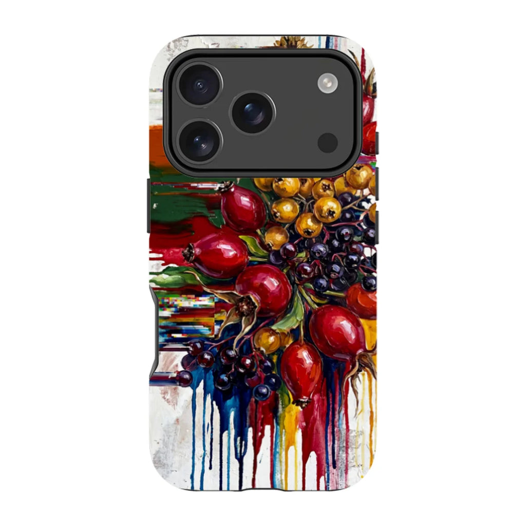 Autumn Berries and Botanicals by Frida Lövström — iPhone 17 Pro Magsafe Tough Case — Finnaij