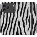 Zebra Groove — iPhone 17 Pro Wallet Case — Finnaij
