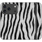 Zebra Groove — iPhone 17 Pro Wallet Case — Finnaij