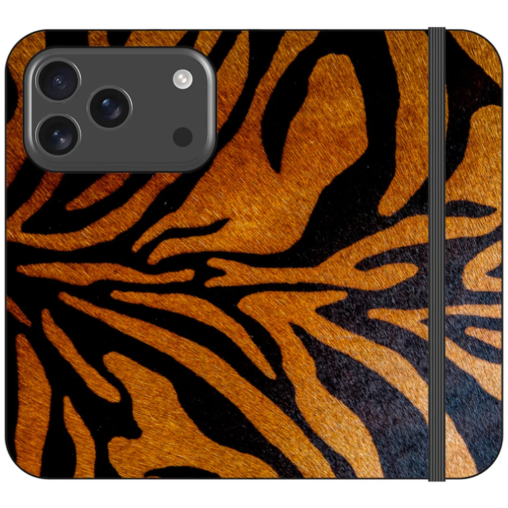 Stripes of the Wild — iPhone 17 Pro Wallet Case — Finnaij