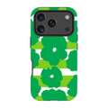 Bold Floral Green — iPhone 17 Pro Tough Case — Finnaij