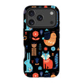 Nordic Ornament Black — iPhone 17 Pro Tough Case — Finnaij