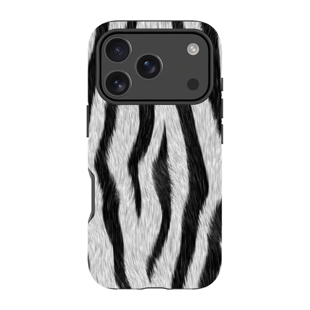 Zebra Groove — iPhone 17 Pro Tough Case — Finnaij