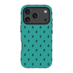 Monogram Teal — iPhone 17 Pro Tough Case — Finnaij