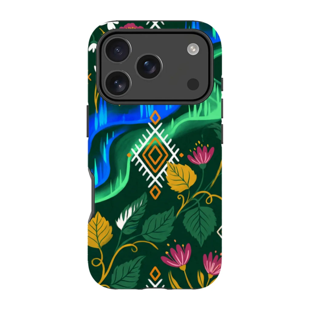 Aurora Birch Bloom by Aino Kallio — iPhone 17 Pro Tough Case — Finnaij