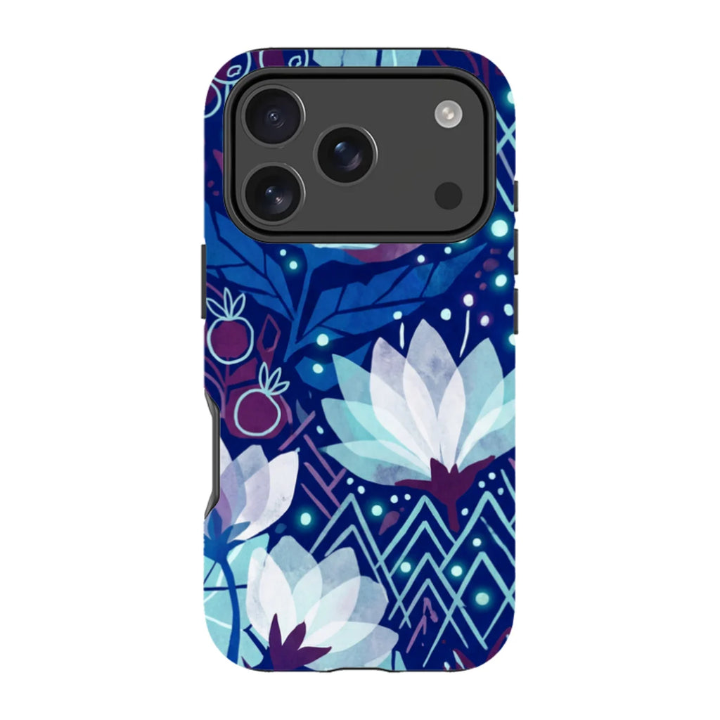 Frozen Lake Petals by Aino Kallio — iPhone 17 Pro Tough Case — Finnaij