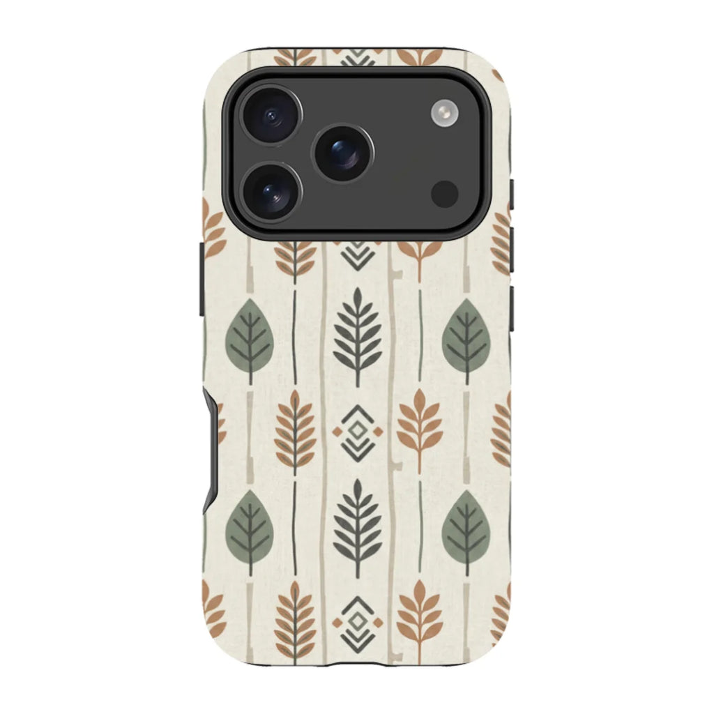 Birch and Linen Pattern by Elsi Vaarala — iPhone 17 Pro Tough Case — Finnaij
