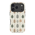 Birch and Linen Pattern by Elsi Vaarala — iPhone 17 Pro Tough Case — Finnaij