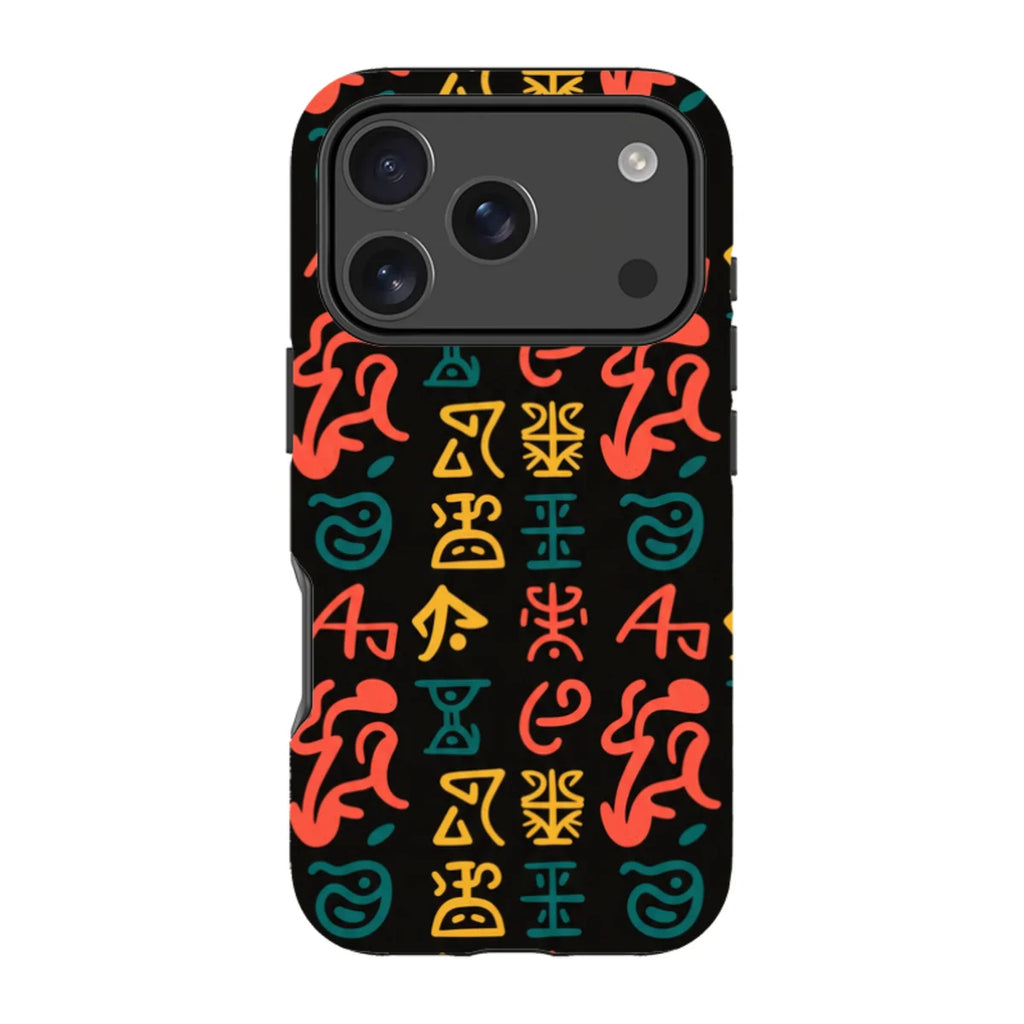 Nsibidi Pulse by Ada Okoye — Tough Case for iPhone — Finnaij