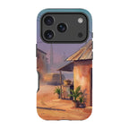 City Edge Quiet Street by Tobi Akinyemi — iPhone 17 Pro Tough Case — Finnaij