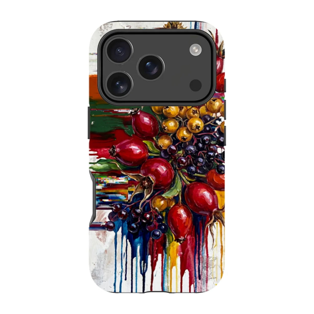 Autumn Berries and Botanicals by Frida Lövström — iPhone 17 Pro Tough Case — Finnaij