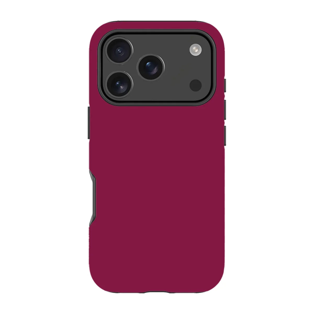 Simple Range Burgundy Orchid — iPhone 17 Pro Tough Case — Finnaij