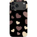 White & Black Hearts — iPhone 18 Pro Max Bio-degradable Case — Finnaij