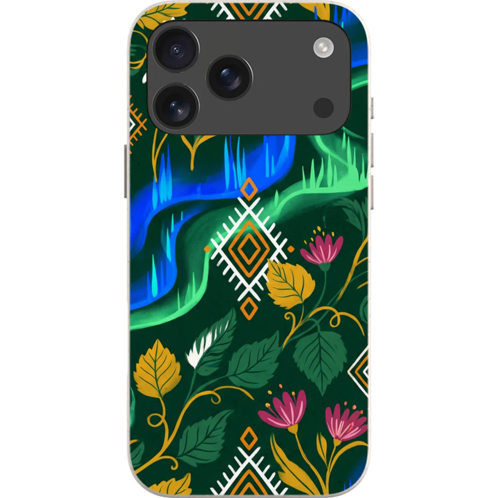 Aurora Birch Bloom by Aino Kallio — iPhone 18 Pro Max Bio-degradable Case — Finnaij